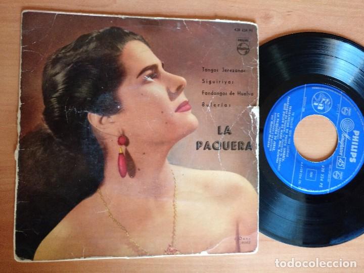 Discos de vinilo: LA PAQUERA 1960 EP - Foto 1