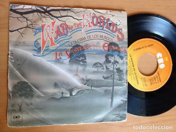Discos de vinilo: LA GUERRA DE LOS MUNDOS SINGLE - Foto 1