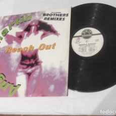 Discos de vinilo: ANGELA MARTIN ‎– REACH OUT (BROTHERS REMIXES)-LP-ITALIA-1993-. Lote 307183468