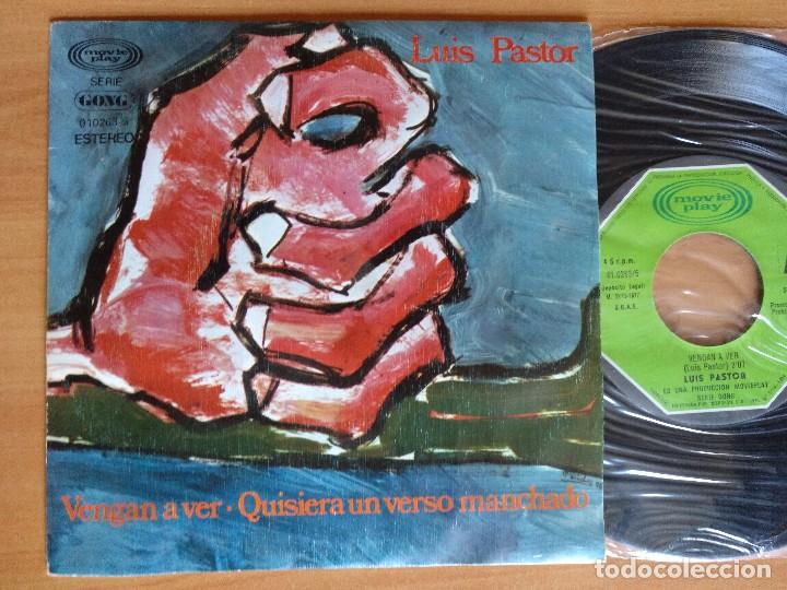 Discos de vinilo: LUIS PASTOR VENGAN A VER SINGLE - Foto 1
