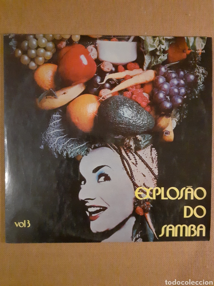 Disques de vinyle: Explosao da samba. Vol. 3. Brasil 1974. Cid 4007. Disco VG++. Car&aacute;tula VG++.