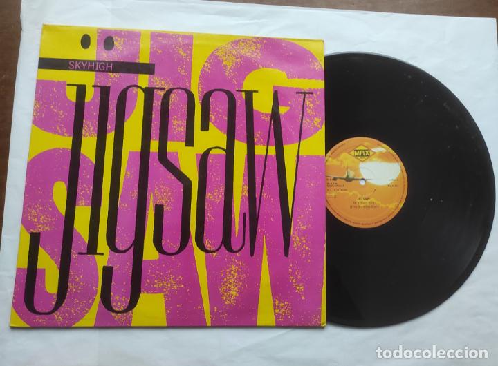 Discos de vinilo: Jigsaw &ndash; Skyhigh- MAXI-ESPA&Ntilde;A-1989- - Foto 1