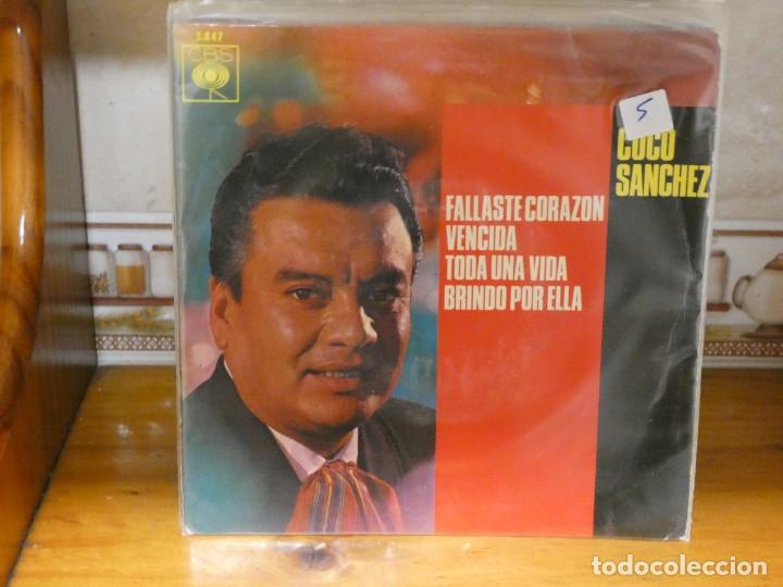 Discos de vinilo: CAJSIN28 Ep Cuco Sanchez fallaste corazon, circa 1968 - Foto 1