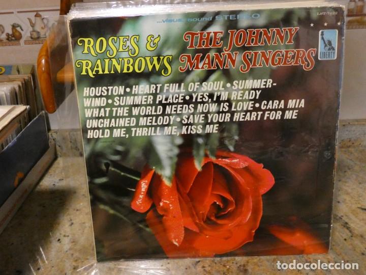 Discos de vinilo: CAJJ160 LP Harmonias vocales usa ca 1961 JOhnny Mann singles roses and rainbows liberty buen estado