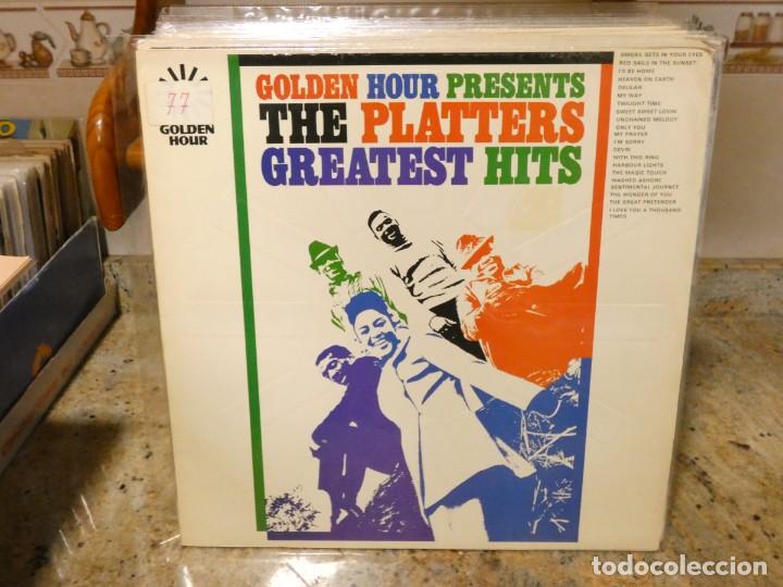 Discos de vinil: CAJJ160 LP uk 70s buen estado una hora de duracion Golden hour of the Platters