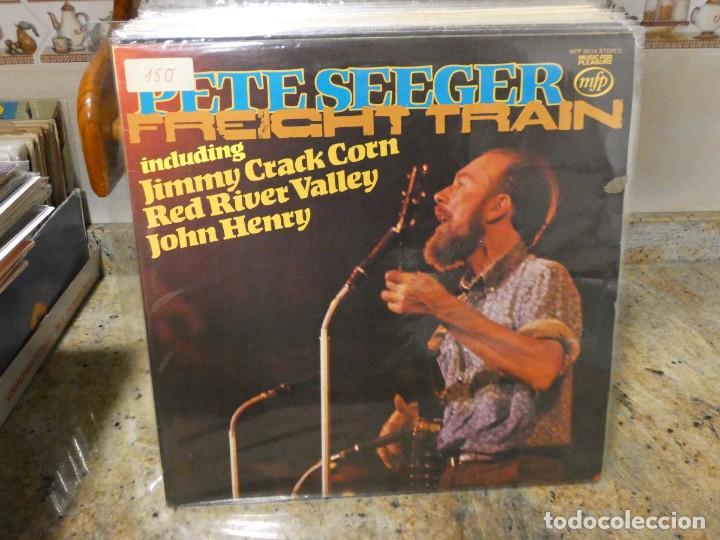 Discos de vinilo: CAJJ160 LP PETE SEGGER FREIGH TRAIN UK 70S MUY BUEN ESTADO FOLK