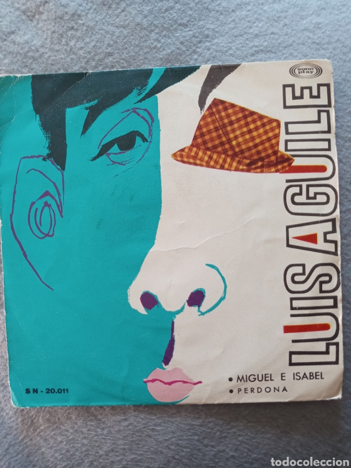 Discos de vinilo: Luis Aguile-Miguel e Isabel..disco vinilo single - Foto 1