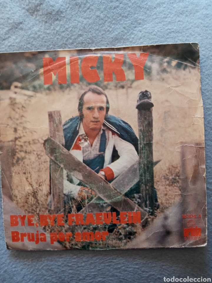 Discos de vinilo: Micky-bye bye fraeulein..disco vinilo single - Foto 1