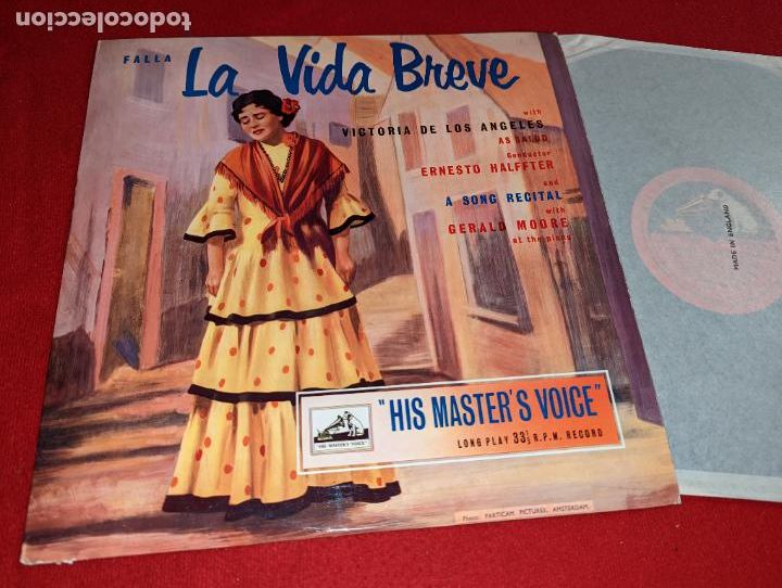 Discos de vinilo: BARCELONA Dir;Halffter FALLA Vida Breve VICTORIA DE LOS ANGELES+GOMEZ+CIVIL++ LP 1954 UK ENGLAND
