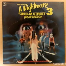 Discos de vinilo: A NIGHTMARE ON ELM STREET 3 - DREAM WARRIORS ANGELO BADALAMENTI VARÈSE SARABANDE 1987 COMO NUEVO!!. Lote 307295928
