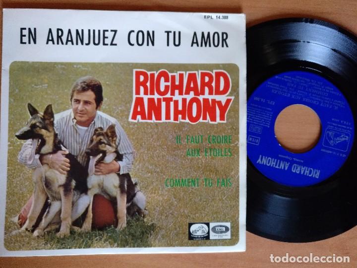 Discos de vinilo: RICHARD ANTHONY EN ARANJUEZ - Foto 1