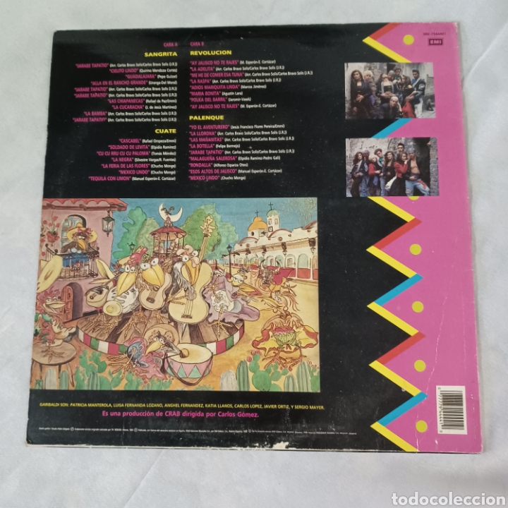 Discos de vinilo: GARIBALDI MEX - MIX 1990 ESPA&Ntilde;A - Foto 2