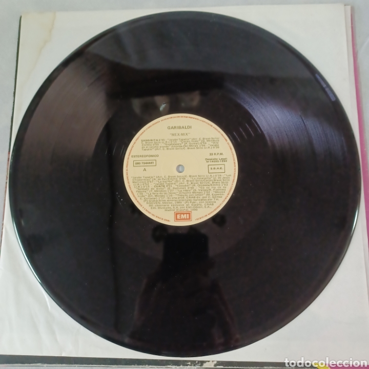 Discos de vinilo: GARIBALDI MEX - MIX 1990 ESPA&Ntilde;A - Foto 5
