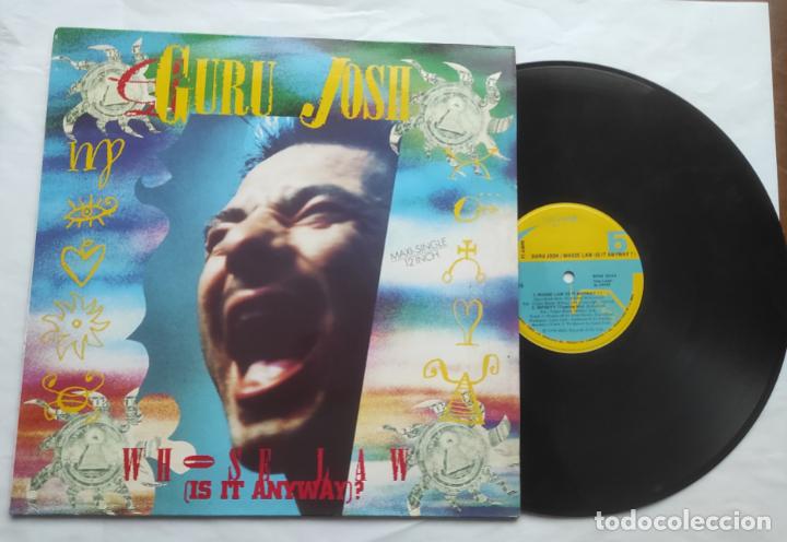 Discos de vinilo: Guru Josh &ndash; Whose Law (Is It Anyway?)MAXI-ESPA&Ntilde;A-1990- - Foto 1