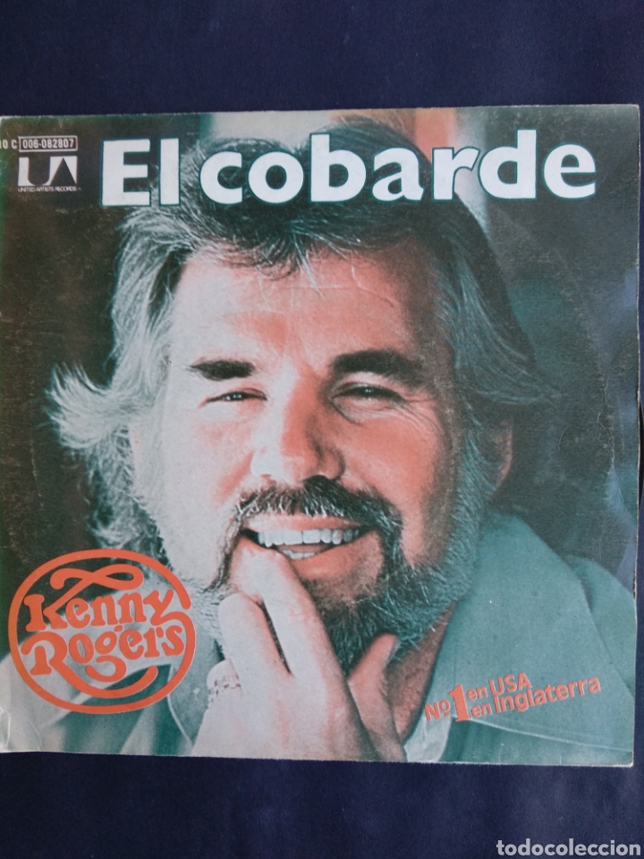 Discos de vinilo: *KENNY ROGERS, EL COBARDE, 1980 - Foto 1