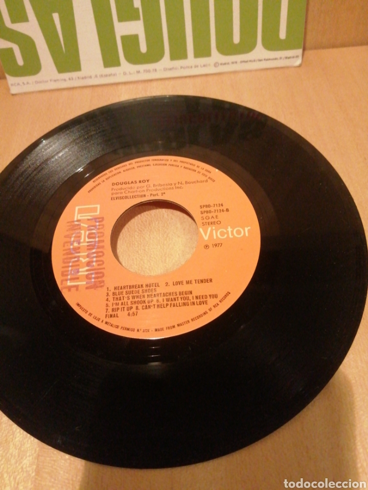 Discos de vinilo: Douglas Roy. Elvis Collection. A&ntilde;o 1978. - Foto 4