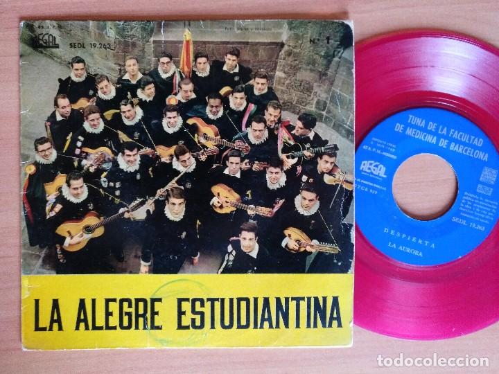 Discos de vinilo: LA ALEGRE ESTUDIANTINA EP DESPIERTA - Foto 1