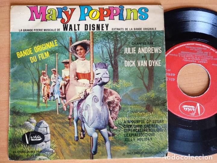 Discos de vinilo: MARY POPPINS EP ED- FRANCESA - Foto 1