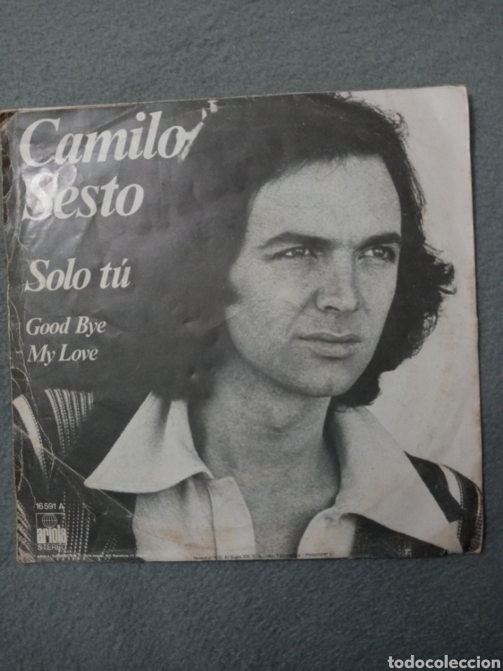 Discos de vinilo: Camilo Sesto-solo tu..disco vinilo single - Foto 2