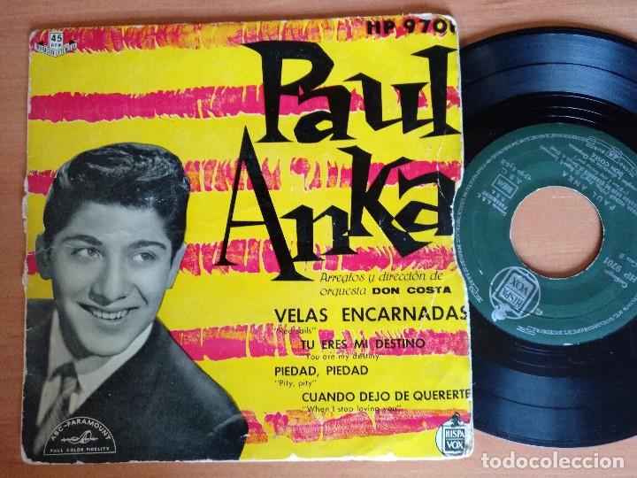 Discos de vinilo: PAUL ANKA VELAS EP - Foto 1