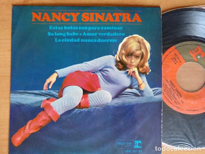 Discos de vinilo: NANCY SINATRA ESTAS BOTAS EP . NUEVO - Foto 1