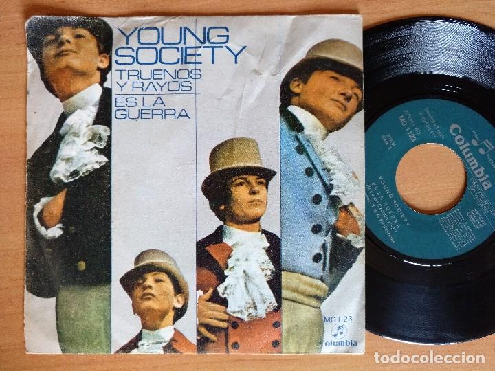 Discos de vinilo: YOUNG SOCIETY TRUENOS Y RAYOS - Foto 1
