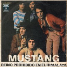 Discos de vinilo: LOS MUSTANG - REINO PROHIBIDO EN EL HIMALAYA - SINGLE. Lote 307401168