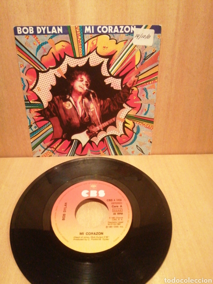Discos de vinilo: Bob Dylan. Mi coraz&oacute;n. Let it be me. A&ntilde;o 1981. - Foto 1