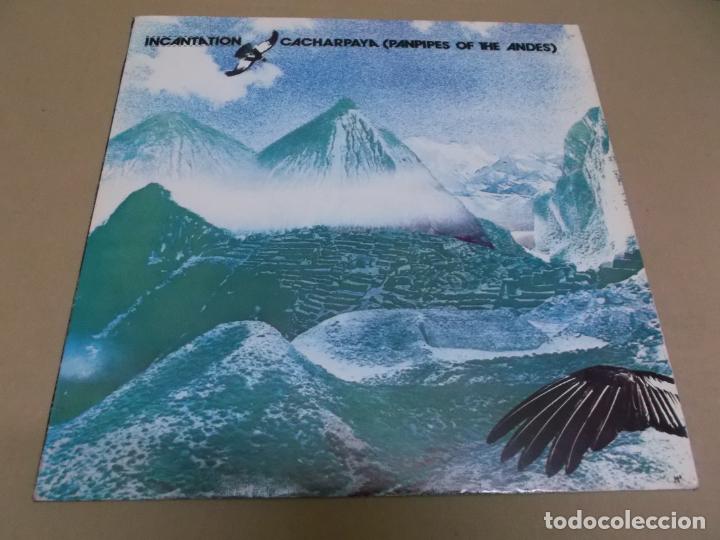 Vinyl records: INCANTATION (LP) CACHARPAYA (PAMPIPES OF THE ANDES) A&Ntilde;O &ndash; 1982