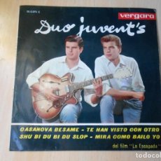 Discos de vinilo: DÚO JUVENT´S, EP, CASANOVA BESAME + 3, AÑO 1963, VERGARA 35.0.075 C