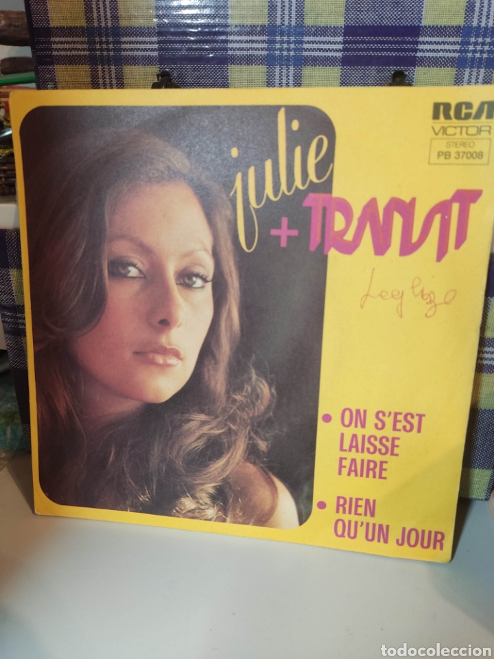 Disques de vinyle: SINGLE - JULIE + TRANSIT - ON S,EST LAISSE FAIRE - TDKDS1F