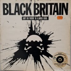 Discos de vinilo: MAXI - BLACK BRITAIN - AIN'T NO ROKIN' IN A POLICE STATE - 1986 UK. Lote 307445233