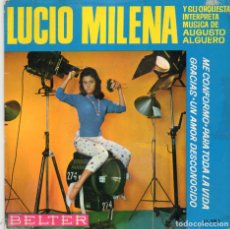 Discos de vinilo: LUCIO MILENA - ME CONFORMO + 3 EP.S - 1964 - BELTER. Lote 307552053