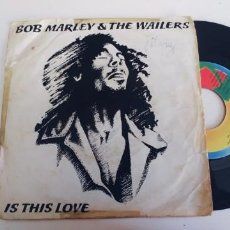 Discos de vinilo: BOB MARLEY & THE WAILERS-SINGLE IS THIS LOVE-FUNDA REGULAR. Lote 307575743
