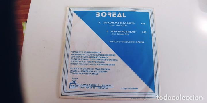 Discos de vinilo: BOREAL-SINGLE LAS ALMEJAS DE LA COSTA - Foto 2