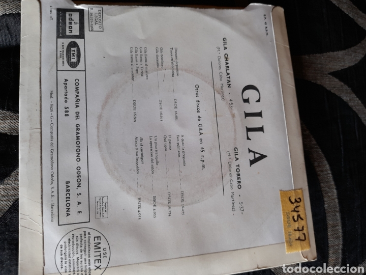 Discos de vinilo: Antiguo vinilo de Gila, - Foto 2