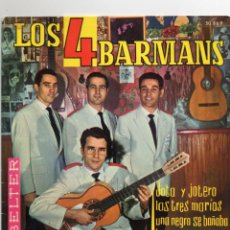 Discos de vinilo: LOS 4 BARMANS - JOTA Y JOTERO + 3 EP.S - 1961. Lote 307702153