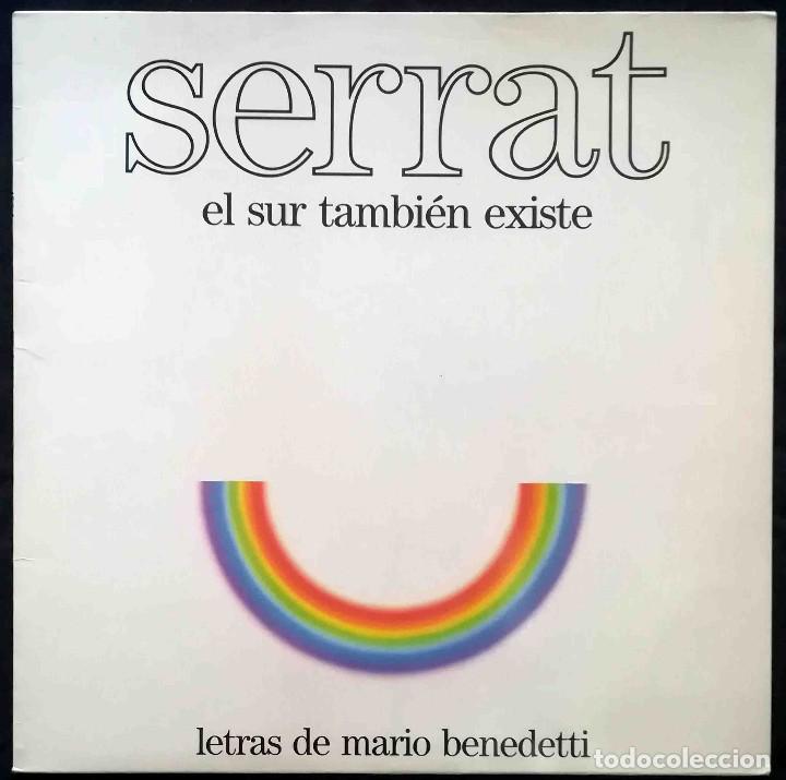 Discos de vinilo: LP Serrat - El Sur tambi&eacute;n existe - Ariola 1985 - Foto 1