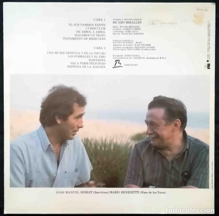 Discos de vinilo: LP Serrat - El Sur tambi&eacute;n existe - Ariola 1985 - Foto 2