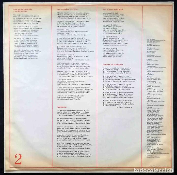Discos de vinilo: LP Serrat - El Sur tambi&eacute;n existe - Ariola 1985 - Foto 4