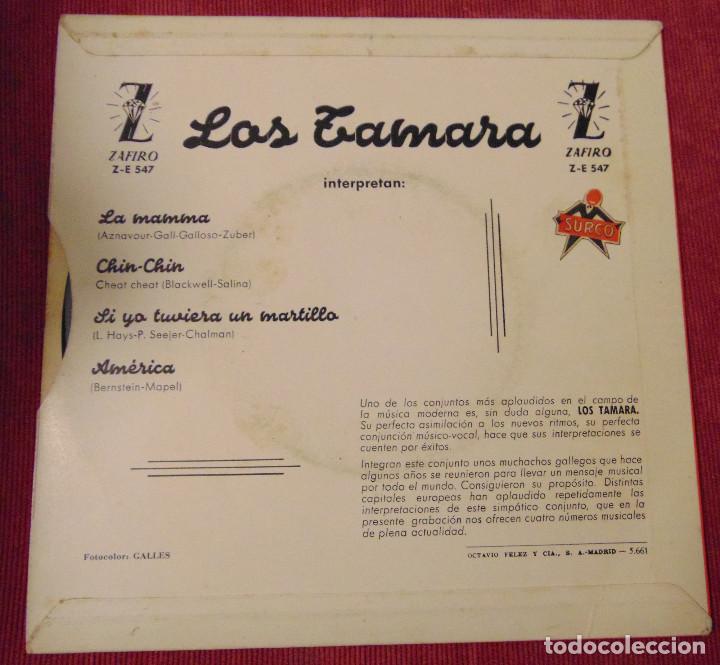 Discos de vinilo: Los Tamara &ndash; La Mamma -+ 3 - EP 1964 - Foto 2
