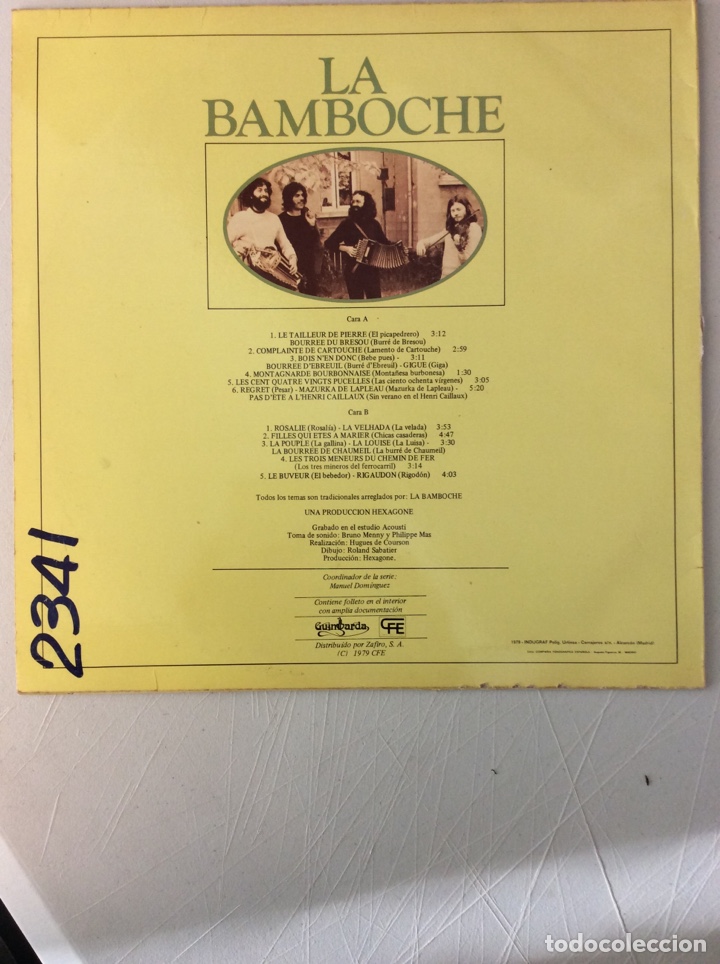 Discos de vinilo: La Bamboche. Le tailleur de Pierre - Foto 2