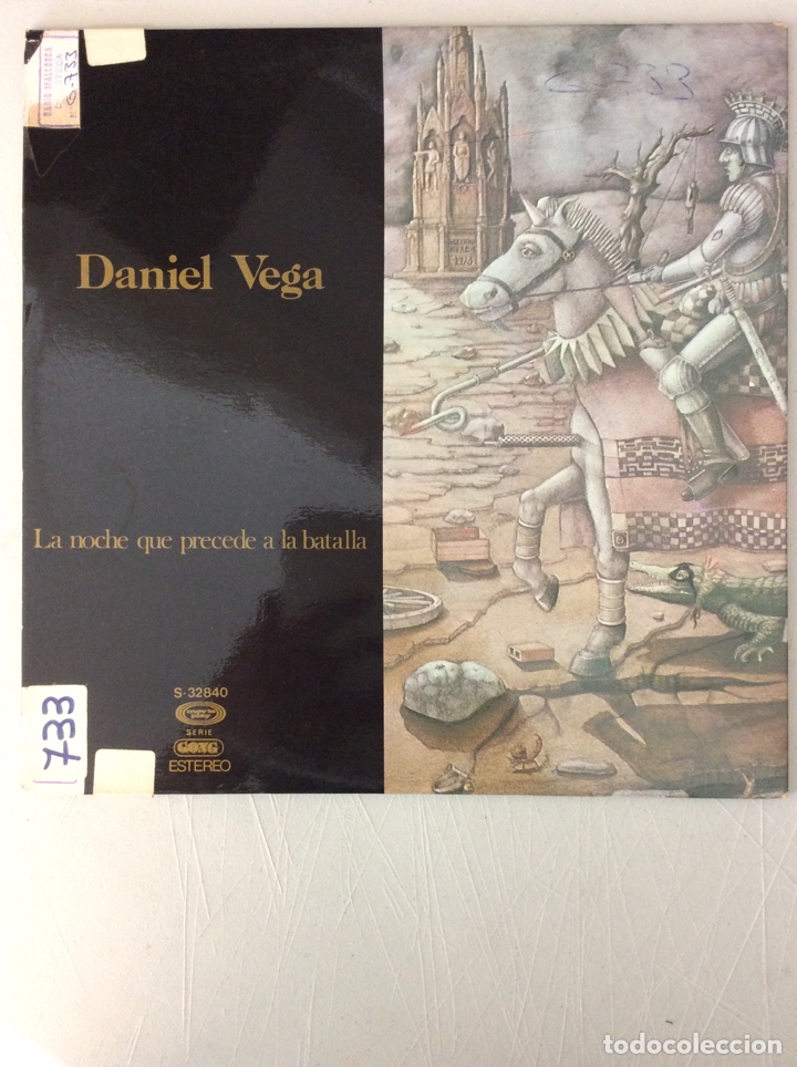Discos de vinilo: Daniel Vega. La noche que precede a la batalla. - Foto 2