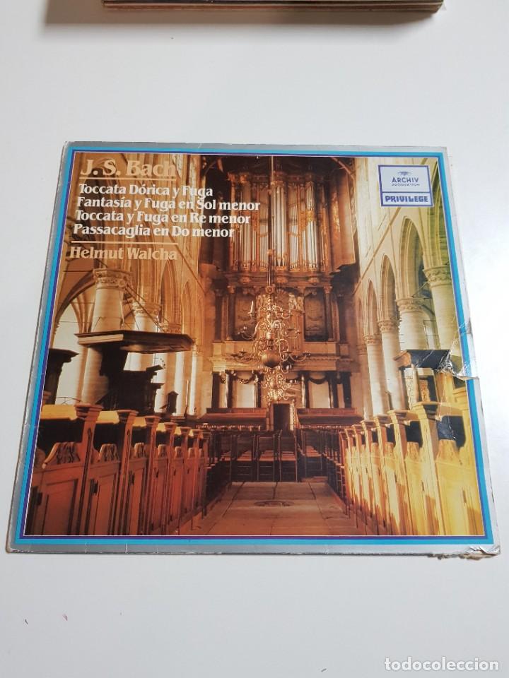 Discos de vinilo: DISCO DE VINILO. J.S. BACH. HELMUT WALCHA. - Foto 1