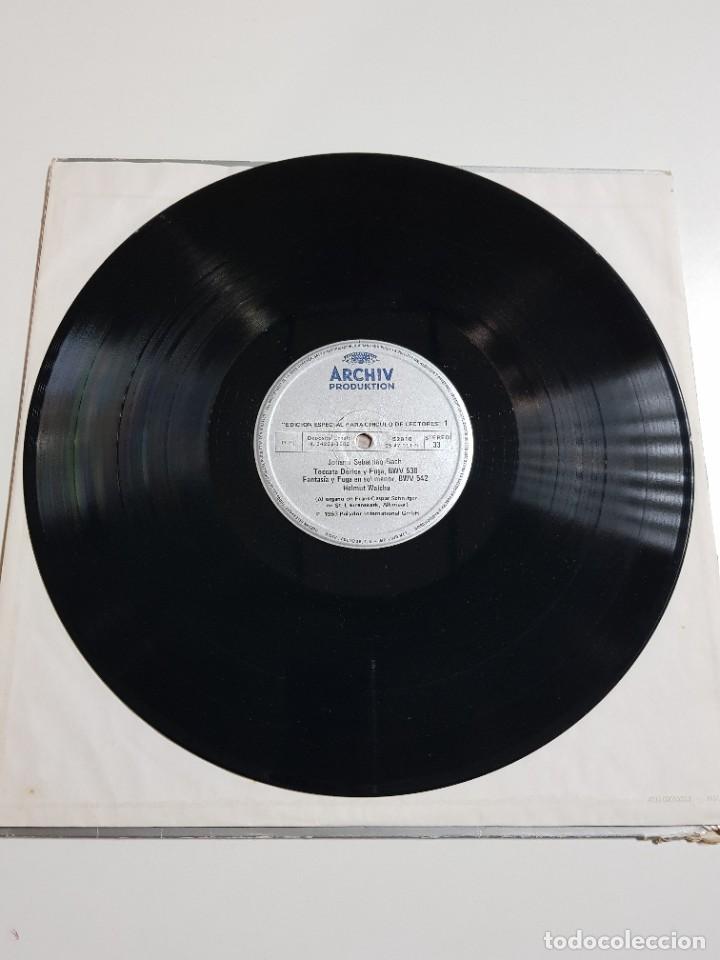 Discos de vinilo: DISCO DE VINILO. J.S. BACH. HELMUT WALCHA. - Foto 4