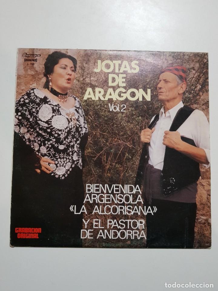 Discos de vinilo: Jotas de Aragon Volumen 2 Olympo 1981 Disco de Vinilo Bienvenidas a Argensola