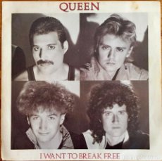 Discos de vinilo: QUEEN : I WANT TO BREAK FREE [EMI - ESP 1984] 7”. Lote 307822778