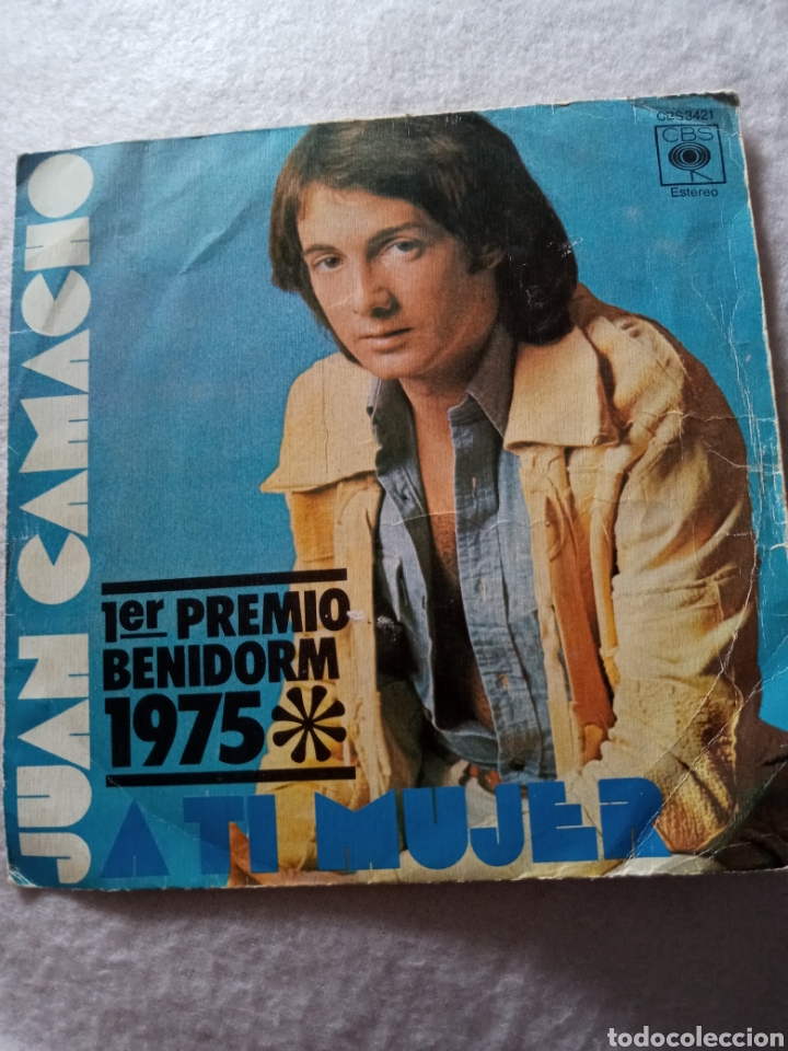 Discos de vinilo: Juan Camacho-a ti mujer..disco vinilo single - Foto 1