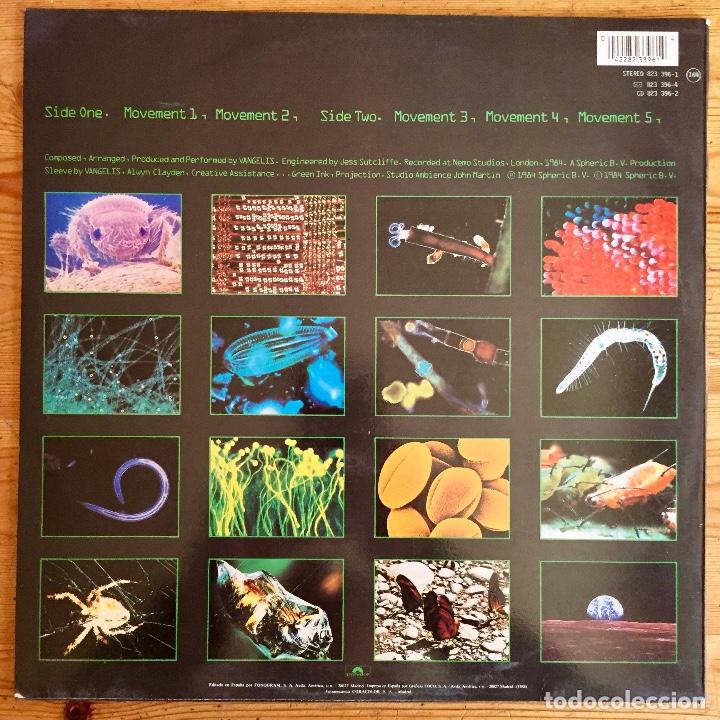 Discos de vinilo: VANGELIS : SOIL FESTIVITIES [POLYDOR - ESP 1984] LP - Foto 2