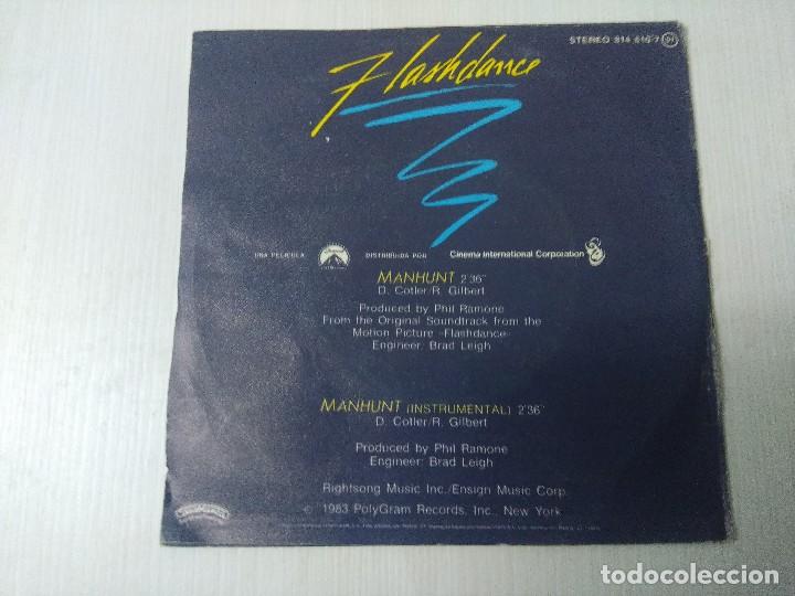 Discos de vinilo: KAREN KAMON/MANHUNT/TEMA DE LA PELICULA FLASHDANCE/SINGLE. - Foto 3